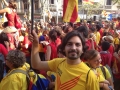Manifestació Barcelona. Ajuntament Sant Pere de Vilamajor